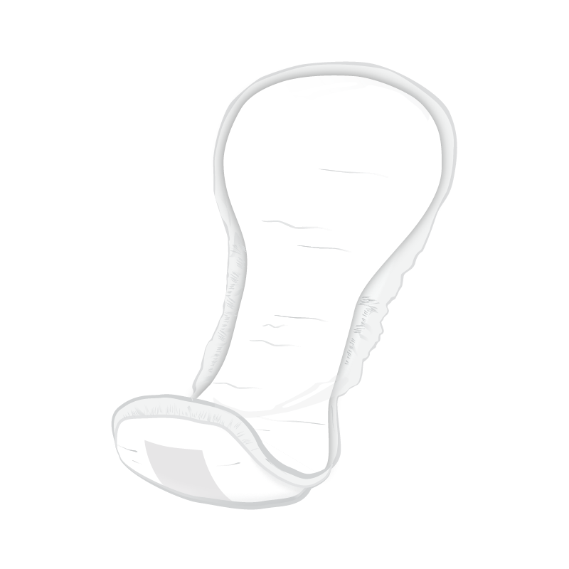 Presto Shaped Pad, Ultimate Absorbency, Unisex, 16" Long
