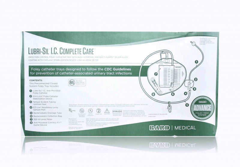Advance Complete Care Lubri-sil I.c. Urine Meter Foley Tray, 16 Fr, 5cc