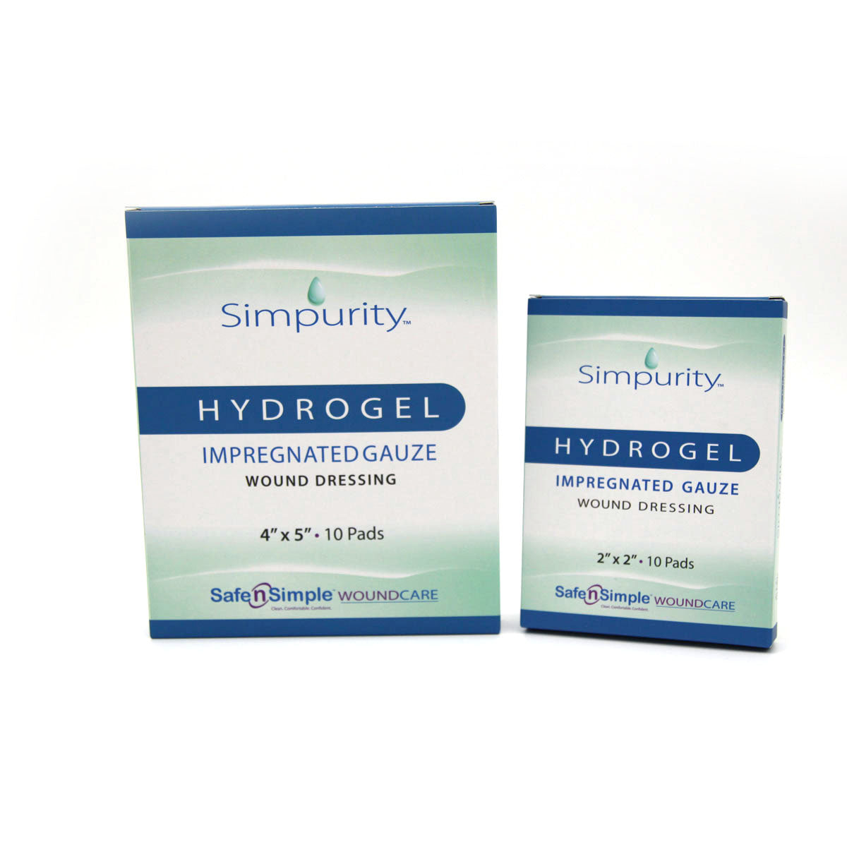 Safe N Simple Simpurity Impregnated Hydrogel Gauze 2" X 2"