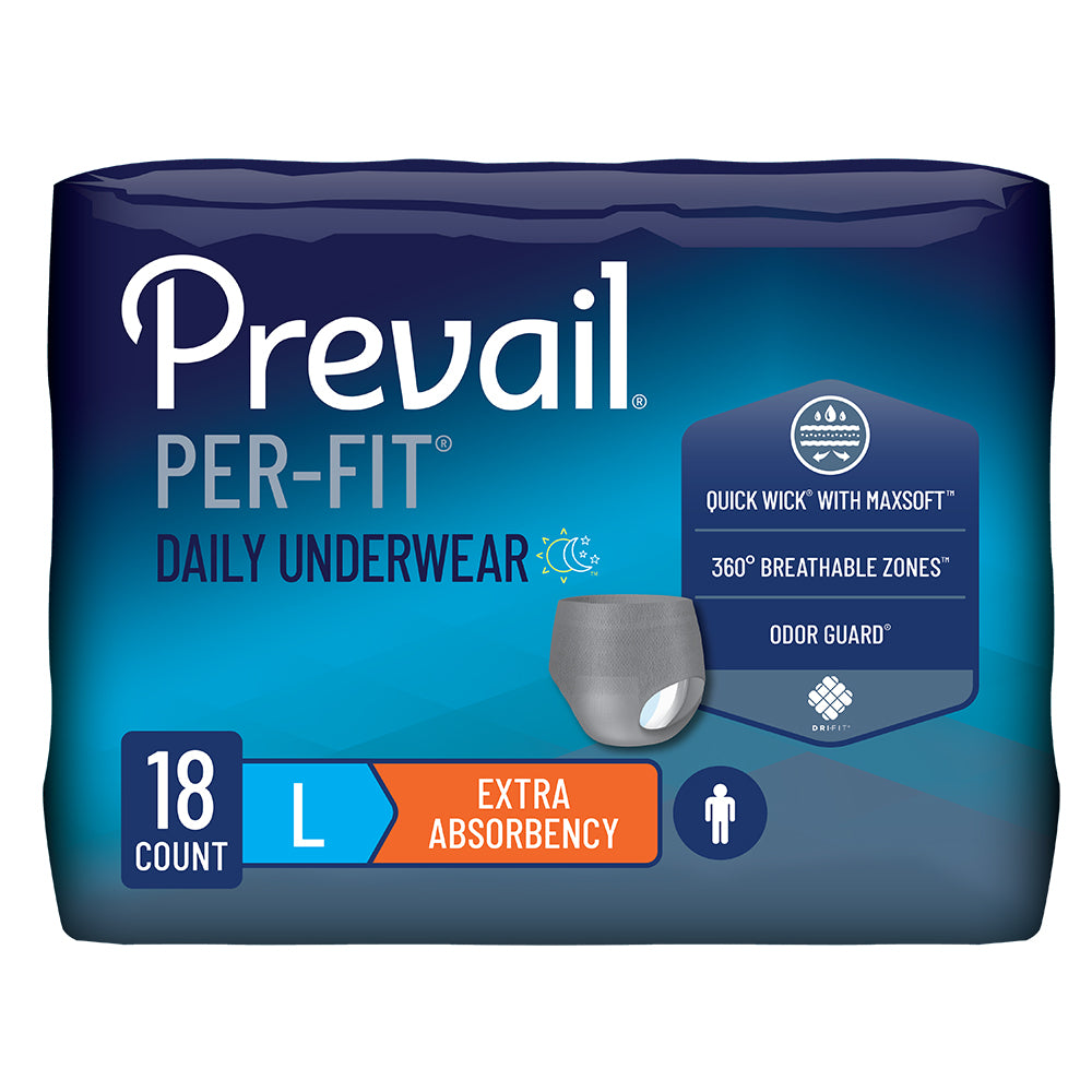 Prevail® Per-Fit® Incontinence Protective Underwear for Men, Large