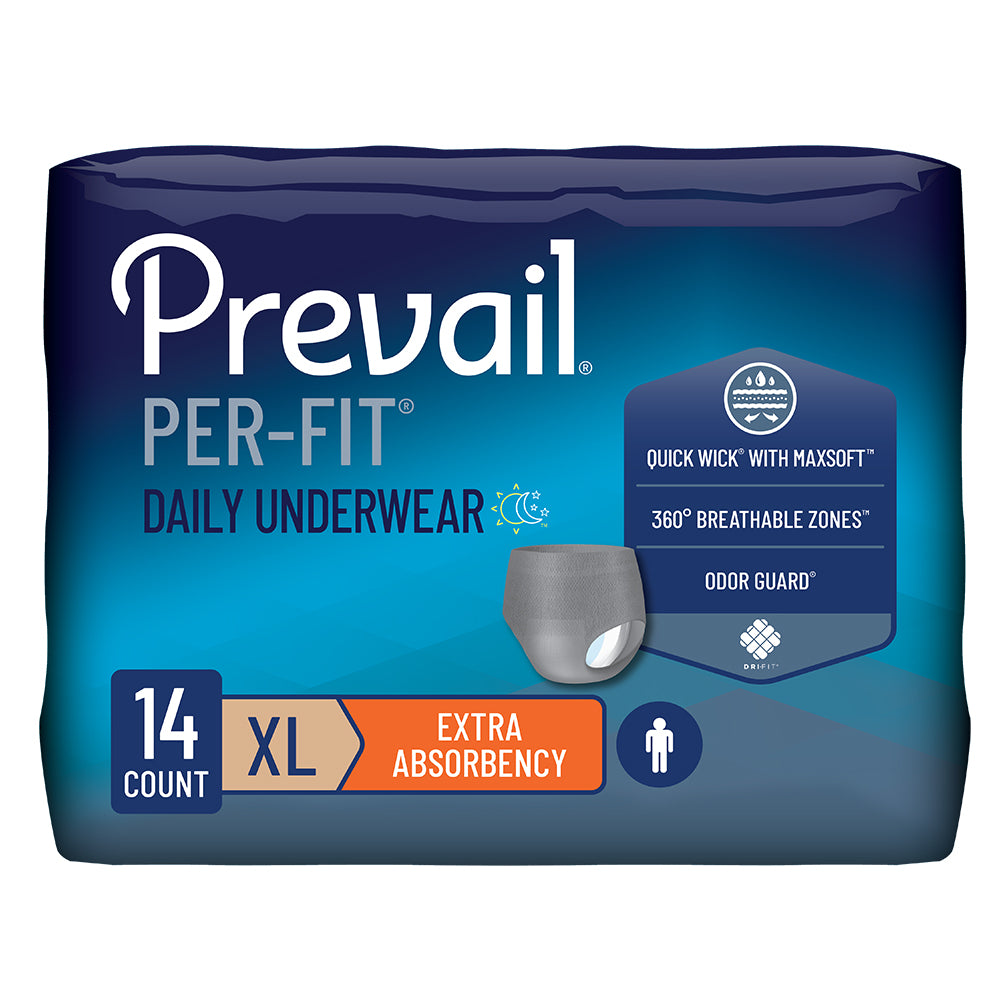 Prevail® Per-Fit® Incontinence Protective Underwear for Men, Extra Large