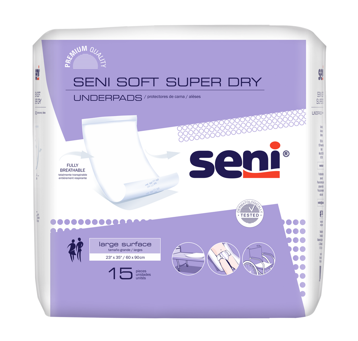 UNDERPAD, SENI SOFT SUPER DRY 23"X35"