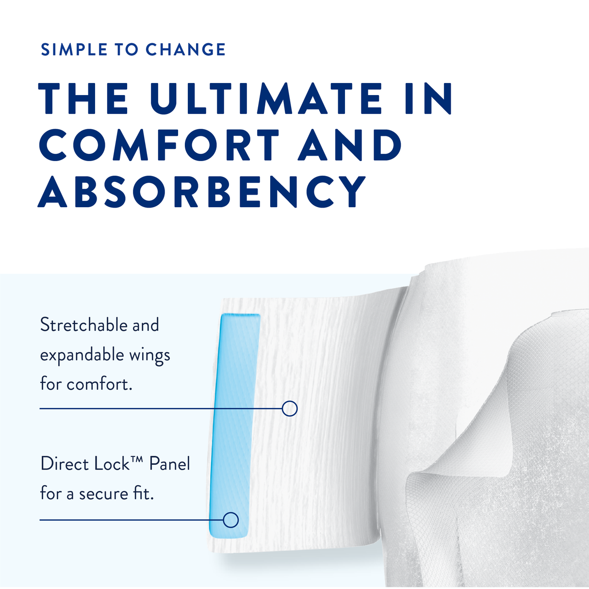 Prevail Air Overnight Incontinence Adult Brief, Size 1, Medium