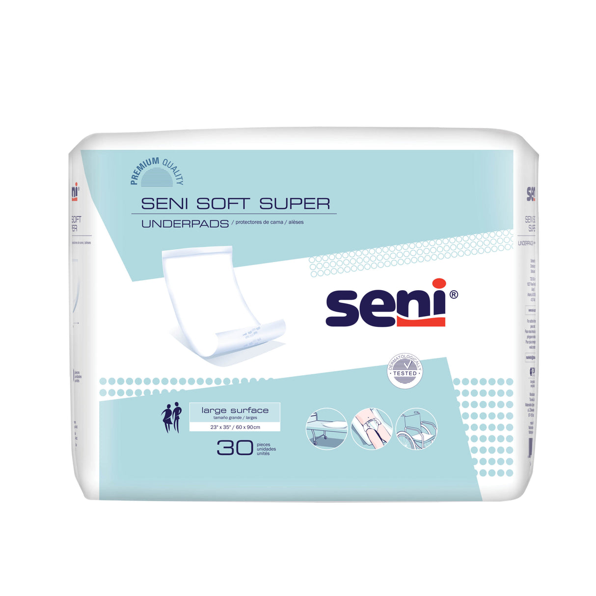 SENI SOFT SUPER UNDERPADS, Moderate Absorbency - 23"x 35"
