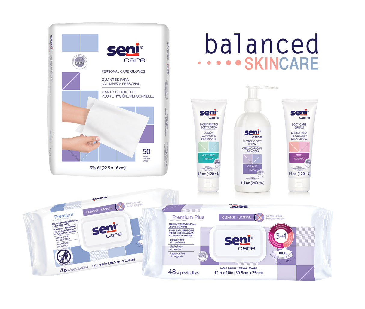 Hand and Body Moisturizer Seni® Care, Tube Scented Lotion - 4 oz.