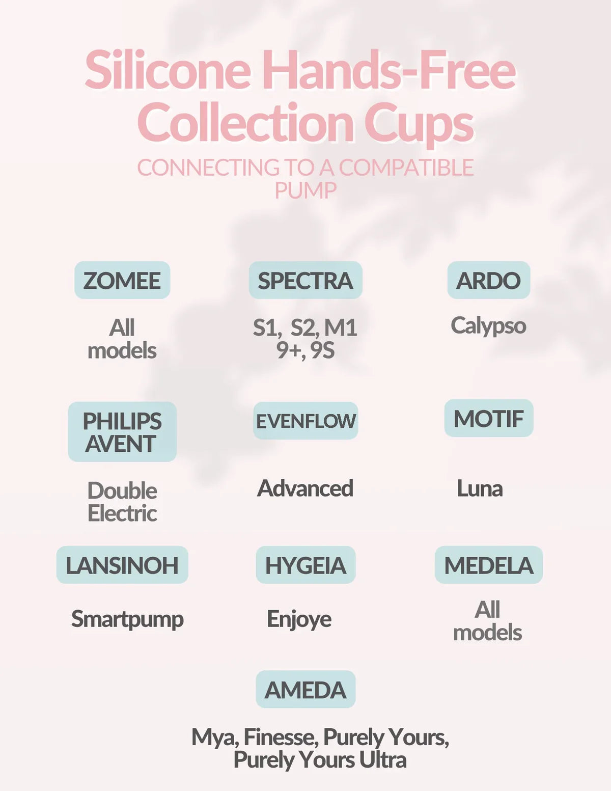 Zomee Hands Free Collection Cups