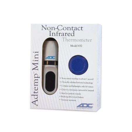 Adtemp Mini 432 Non-contact Thermometer, 1 Second