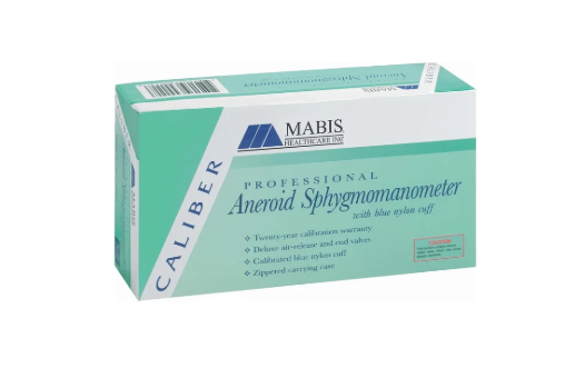 Adult Caliber Aneroid Sphygmomanometers With Blue Nylon Cuff