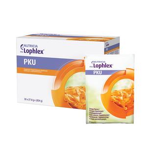 Lophlex Powdered Medical Food Drink Mix 14.3g Sachet, Orange Flavor
