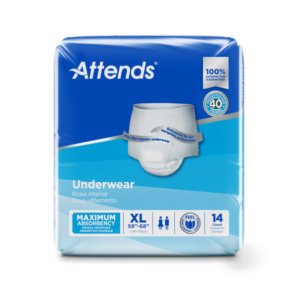 Attends Underwear, Maximum Absorbency, X-Large