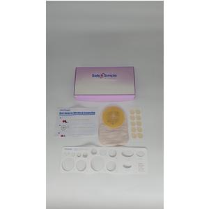 8" Closed One Piece Pouch, Standard Wear, Cut-to-fit, Beige, With Filter