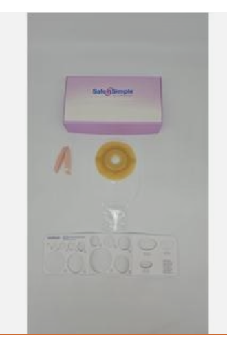 12" Drainable One Piece Pouch, Extended Wear, Convex, Transparent, 3/4" Precut Stoma Opening, With Standard Curved Tail Closure, And Belt Tabs