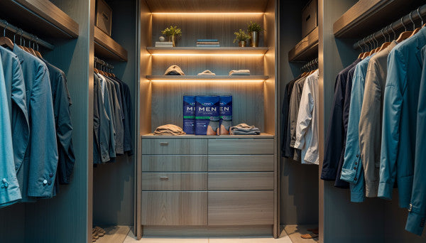 TENA MEN Maximum Plus Premium Fit Incontinence Underwear, Heavy Absorbency, Small/Medium