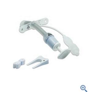Smiths Medical Asd, Inc. Bivona Flextend Tts Pediatric V Neck Flange Tracheostomy Tube, Size 4.5