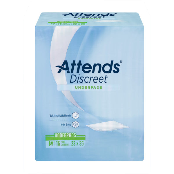Attends Discreet Underpads, 23"x36"