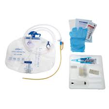 Amsure Foley Tray, Add-a-foley With Meter, 10cc Prefill Syringe, 400ml Meter/2600cc Bag And Nitrile Gloves, Sterile