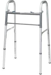 Probasics Aluminum Adult Walker, 2 Button, Without Wheels
