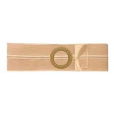 Nu-form Beige Support Belt 2-1/4" Center Opening 4" Wide 28" - 31" Waist Small Cool Comfort Elastic