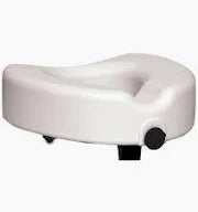 Probasics Raised Toilet Seat With Lock, 350 Lb Weight Capacity.