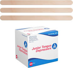 Junior Tongue Depressors 5 1/2", 500 Per Box