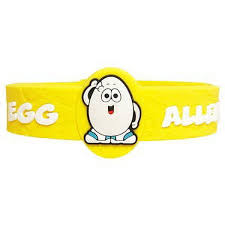 Children's Medical Alert Bracelet For Egg Allergies