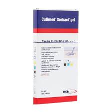 Cutimed Sorbact Hydrogel Dressing, 3" X 6"