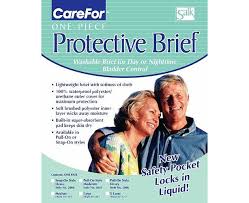 Carefor 1-piece Pull-on Brief With Waterproof Safety Pocket Large 38" - 44"