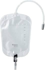 Conveen Security + Leg Bag Levered Opening, Non-latex Straps, 6 Cm Tubing, Sterile, 34 Oz, 1000 Ml