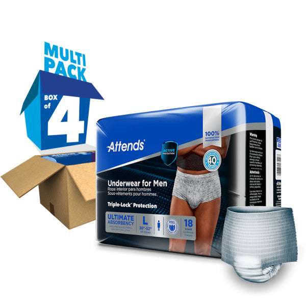 Attends Men's Underwear, Large