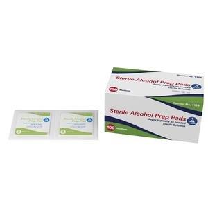Alcohol Prep Pad Sterile, Medium (100 Count)