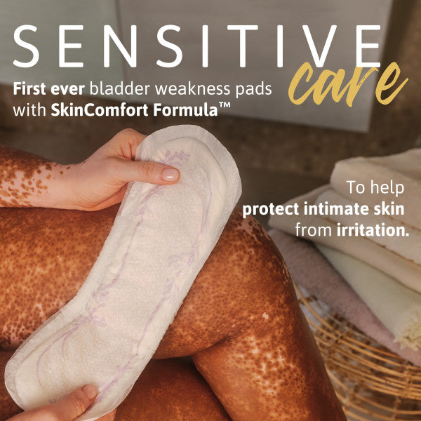 Tena Sensitive Care Moderate, Regular Pads, 11"