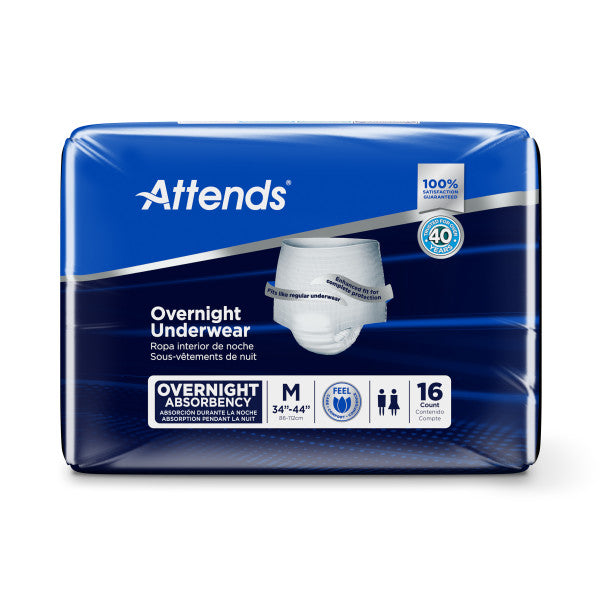 Attends Overnight Underwear, Medium