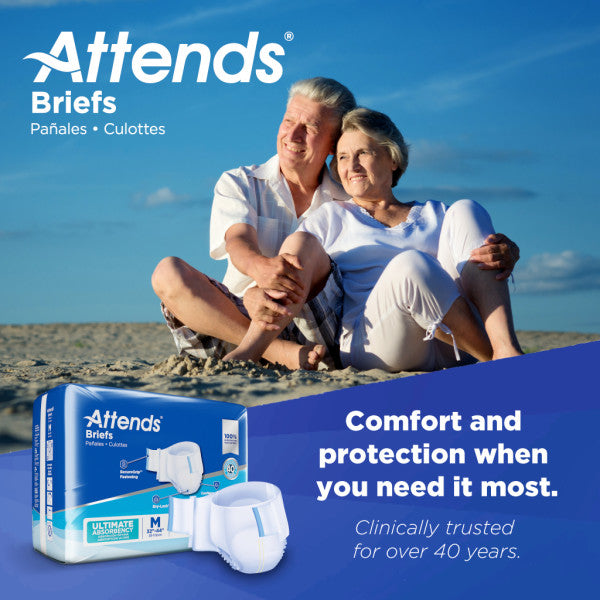 Attends Briefs, Ultimate Absorbency, Medium