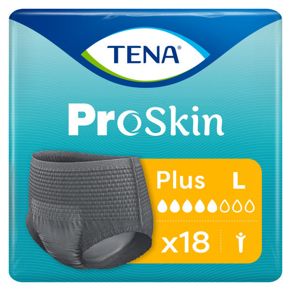 TENA ProSkin Protective Incontinence Pull-Up Underwear for Men, Moderate Absorbency, Large, 45" - 58"