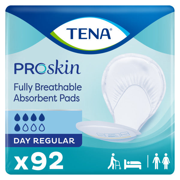 TENA ProSkin Day Regular Absorbent Pads Moderate Absorbency, Unisex, 24"