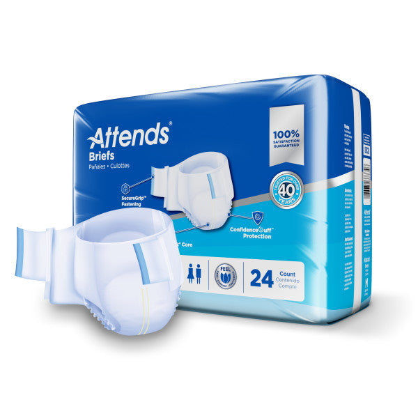 Attends Briefs, Ultimate Absorbency, Medium