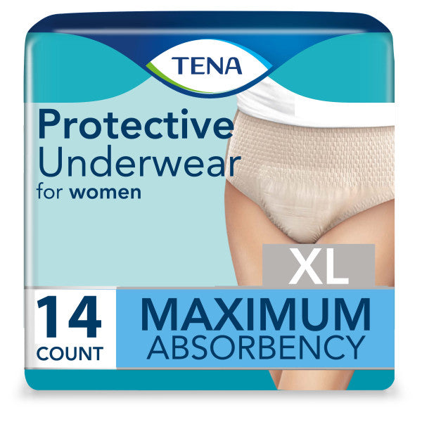 Tena Proskin Protective Underwear For Women Xl, 55" - 66".