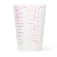 Medegen Intake Drinking Cup, Plastic, Disposable, 9 Oz