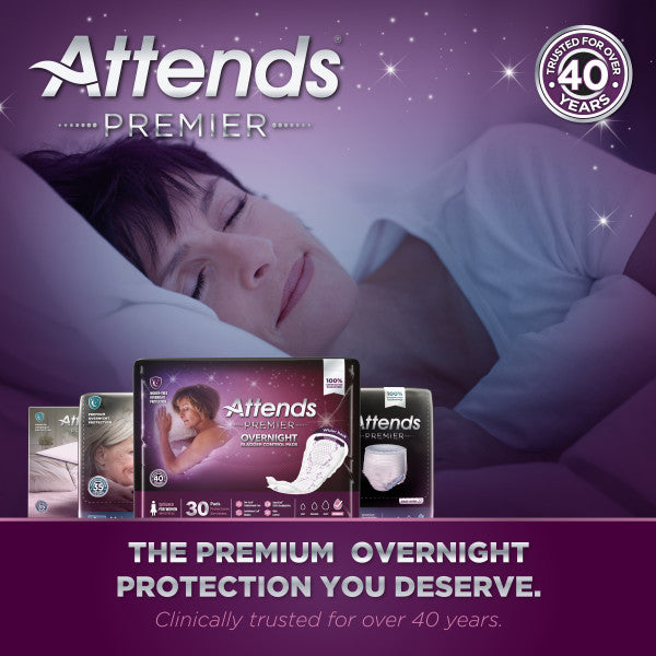 Attends Premier Overnight Bladder Control Pads