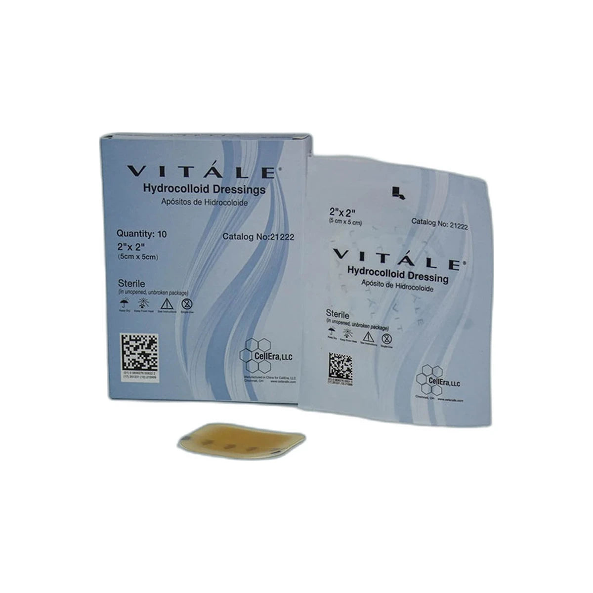 Vitale Hydrocolloid Dressing, 2" X 2"
