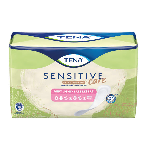 Tena Sensitive Care Very Light Liner Long, 9" Long