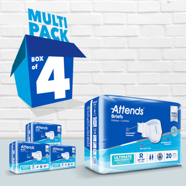 Attends Briefs, Ultimate Absorbency, Regular