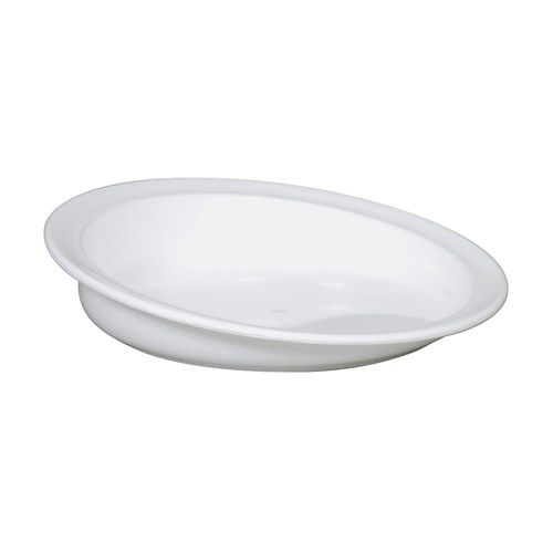 Parsons Scoop Plate 9", White, Round