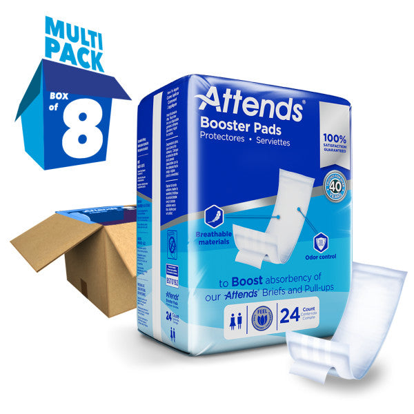 Attends Booster Pads, 3.74"x11.22"