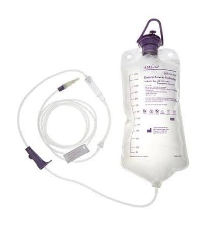 Amsure Enteral Feeding Gravity Set, 1200ml Bag, With Enfit Connector