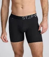 Hidrawear Bb Men's Boxer Briefs, Black, Large