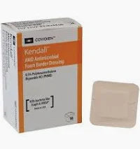 Cardinal Health Kendall Amd Antimicrobial Foam Border Dressing, 1.75" X 3.25"