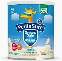 Pediasure Grow & Gain Vanilla Powder, 14.1 Oz. (400 Gram)