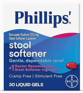 Phillips's Stool Softener, 30 Ct