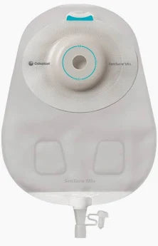 1-piece Post-op Adult Drainable Pouch Pre-cut, Deep Convex 1-1/8" Round, Roll-up, 24 Ounce